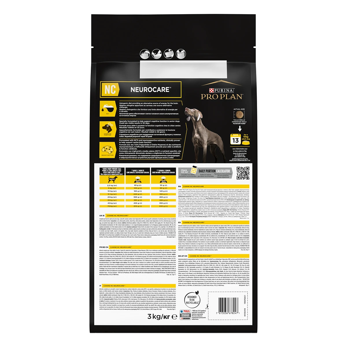 Purina PRO PLAN NC NeuroCare Trockenfutter Hund 2 Purina PRO PLAN NC NeuroCare Trockenfutter Hund – Bild 2