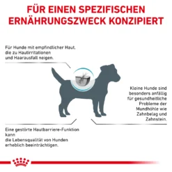 Royal Canin Skin Care Small Dogs Trockenfutter Hund -Bell Oliebe Verkäufe 3182550797368 5574 8