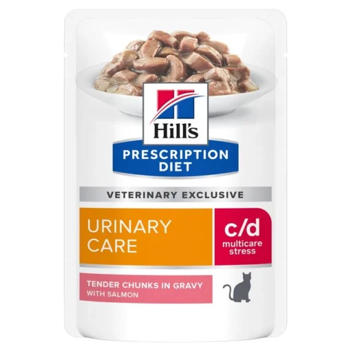 Hill's Feline C/d Multicare Stress Lachs -Bell Oliebe Verkäufe 52742286303 3dfullfront1
