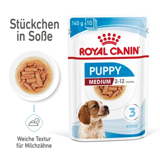 Royal Canin Medium Puppy Welpenfutter Nassfutter 10 X 140 G -Bell Oliebe Verkäufe 9003579008324 4711 1