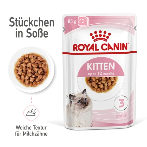 Royal Canin Kitten Nassfutter In Soße Für Kätzchen 12 X 85 G -Bell Oliebe Verkäufe 9003579308745 4501 1