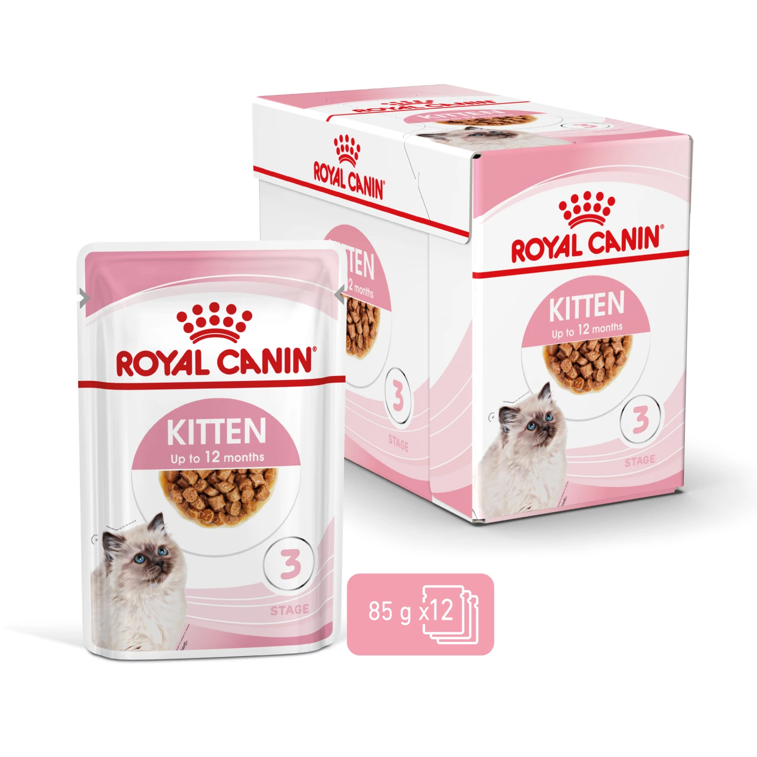 Royal Canin Kitten Nassfutter In Soße Für Kätzchen 12 X 85 G 2 Royal Canin Kitten Nassfutter In Soße Für Kätzchen 12 X 85 G – Bild 2