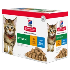 Hill's Science Plan Kitten Frischebeutel Huhn & Seefisch