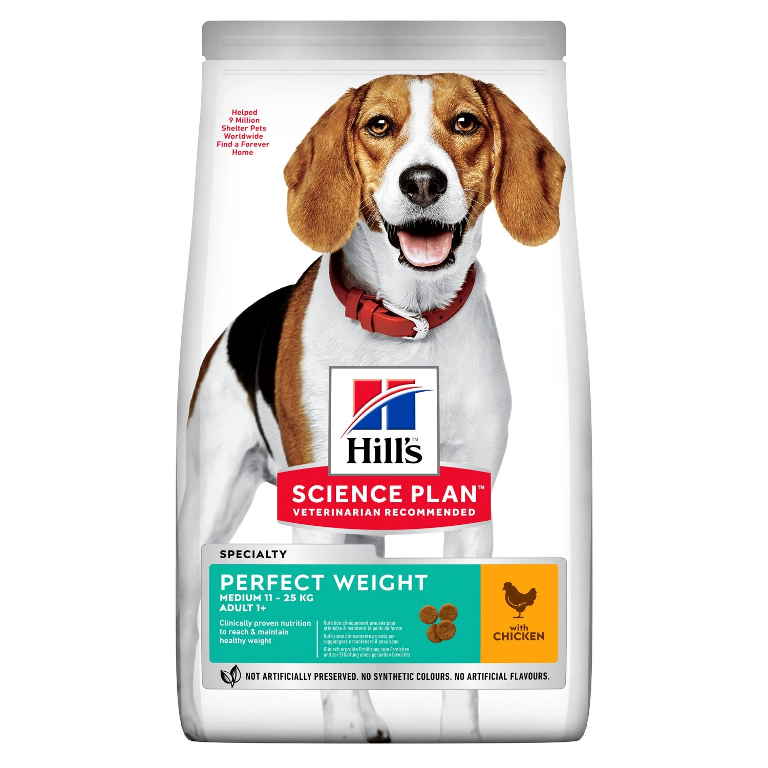 Hill's Science Plan Perfect Weight Medium Adult Hundefutter 1 Hill's Science Plan Perfect Weight Medium Adult Hundefutter