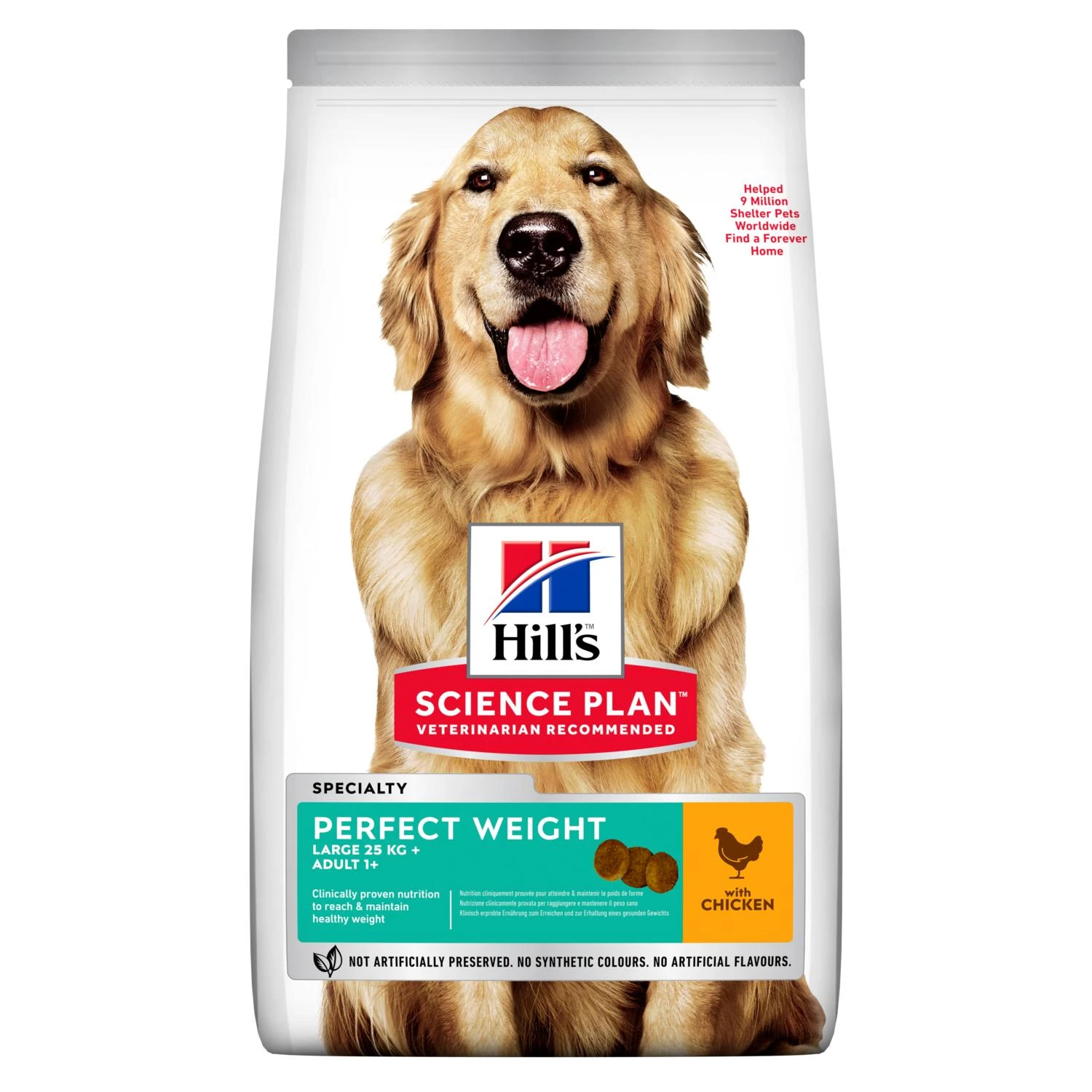 Hill's Science Plan Perfect Weight Large Breed Adult Hundefutter Mit Huhn 1 Hill's Science Plan Perfect Weight Large Breed Adult Hundefutter Mit Huhn